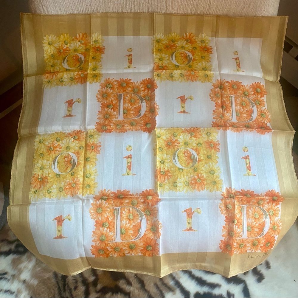 Dior NWT Silk Scarf - Picture 4 of 7